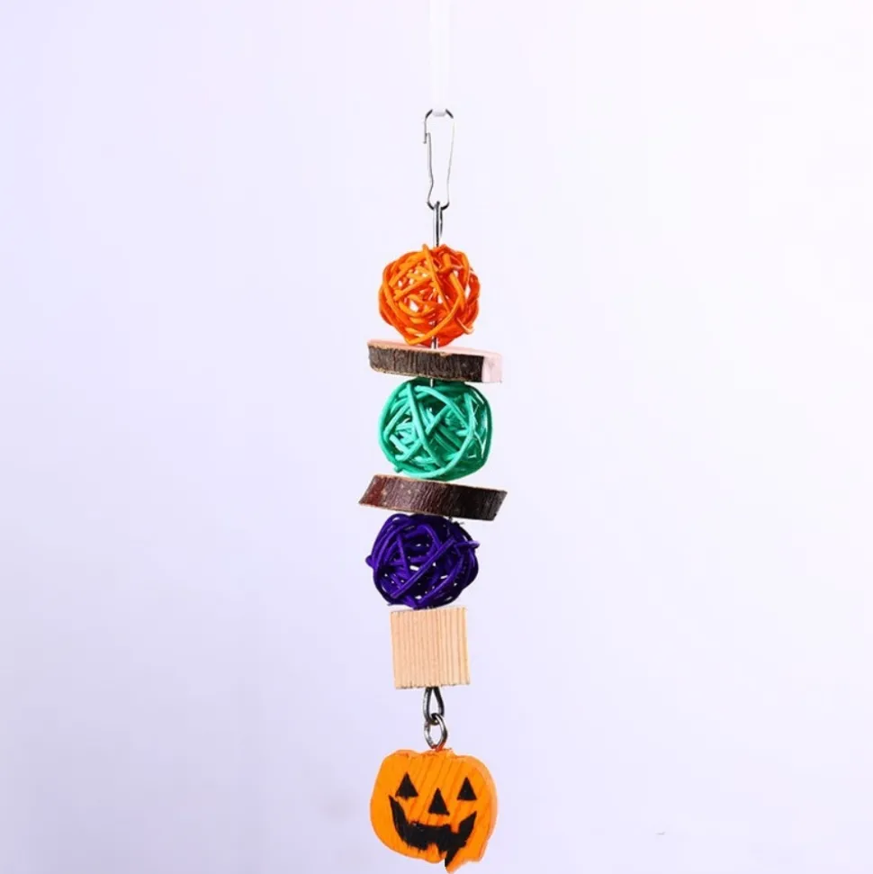 DOWNYPAWS - Boucles de perles en bois de pomme pour rongeurs type b