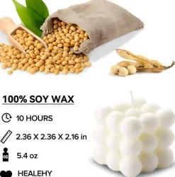 DOWNYPAWS - Bougie d'aromathérapie art bubble en cire de soja naturelle - achetez 2 recevez 1 gratuit au hasard