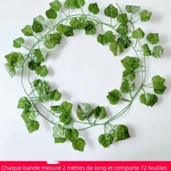 DOWNYPAWS - Branches de plantes artificielles, fleurs artificielles, vignes, feuilles de vigne 12 pièces