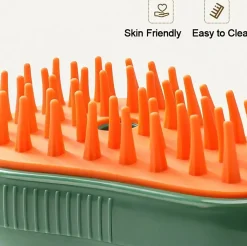 DOWNYPAWS - Brosse à vapeur multifonction pour animaux de compagnie et chats: outil de toilettage nettoyant et masseur pour poils