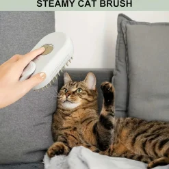 DOWNYPAWS - Brosse à vapeur universelle pour chats et chiens (2 pièces)