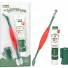 DOWNYPAWS - Brosses à dents dentifrice pour animaux saveur de bœuf-brosse à dents et dentifrice pour chien-hygiène bucco-dentaire-70g