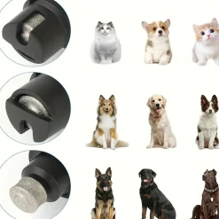 DOWNYPAWS - Broyeur à griffes électrique, batterie lithium, chargement usb pour chats et chiens (petits et moyens)