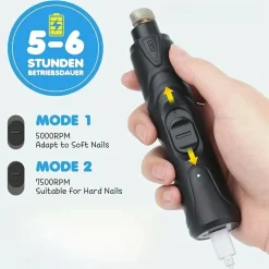 DOWNYPAWS - Broyeur à griffes électrique, batterie lithium, chargement usb pour chats et chiens (petits et moyens)