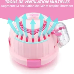 DOWNYPAWS - Cage de transport - plastique avec bouteille d'eau pour petits animaux