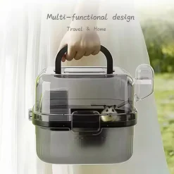 DOWNYPAWS - Cage extérieure portable pour hamster, écureuil planeur en sucre et ours doré - fournitures petits animaux