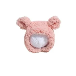 DOWNYPAWS - Chapeau ours pour animaux de compagnie, col règlable