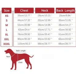 DOWNYPAWS - Chaud manteau protections pour chien,manteau épais en coton coupe-vent pour chien