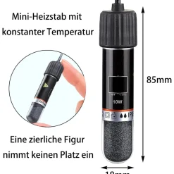 DOWNYPAWS - Chauffage d'aquarium usb 10w - thermostat intégré