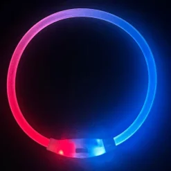 DOWNYPAWS - Collier lumineux rechargeable pour chien taille l : 70 cm de circonférence