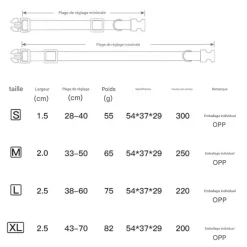 DOWNYPAWS - Collier pour chien d'halloween avec motifs de citrouille, fantôme et chauve - souris taille l : 2,5*60cm noir