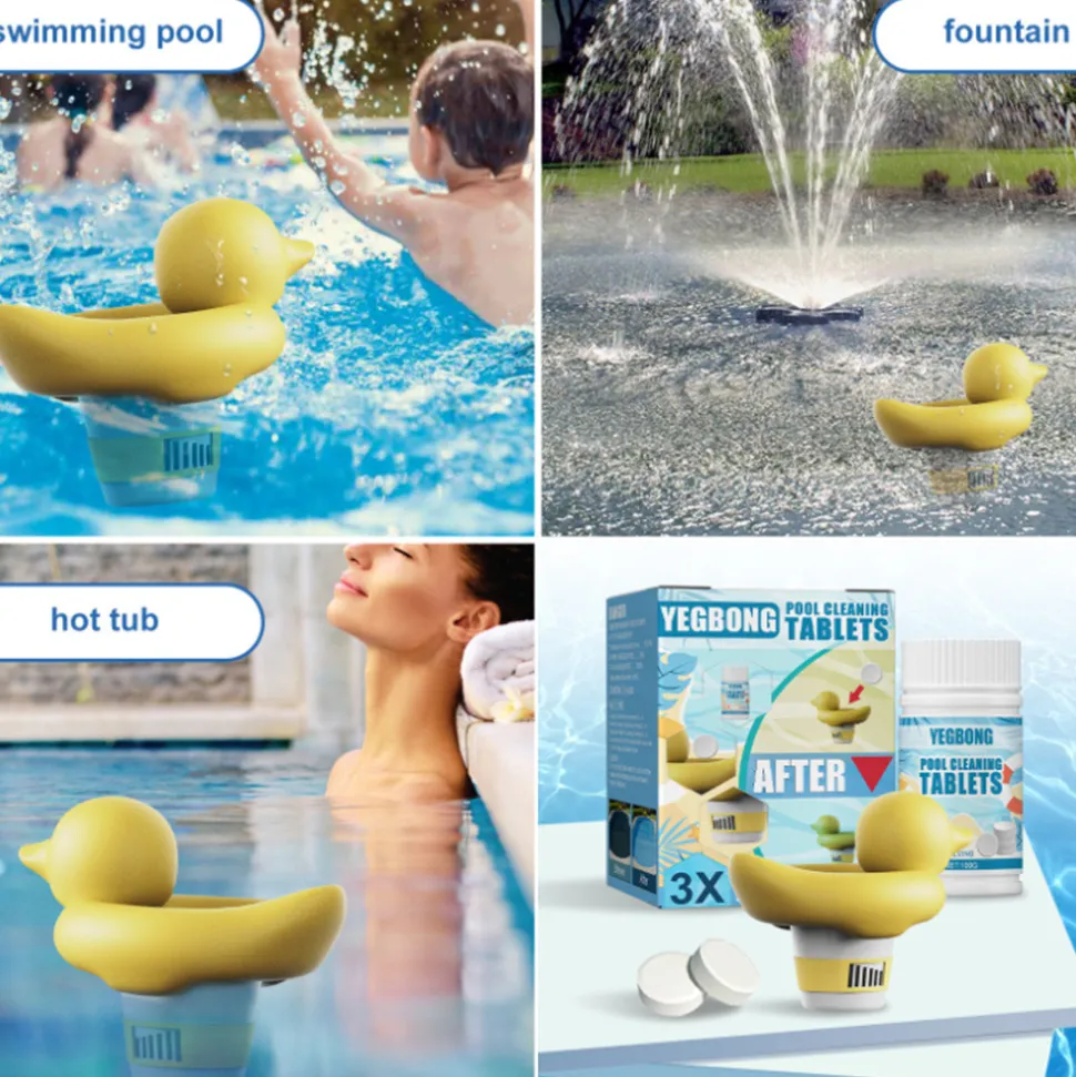 DOWNYPAWS - Comprimé effervescent pour piscine avec distributeur