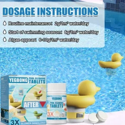 DOWNYPAWS - Comprimé effervescent pour piscine avec distributeur