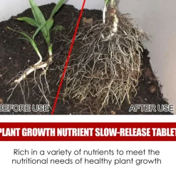 DOWNYPAWS - Comprimés de nutrition pour la croissance des plantes 22 comprimés*3
