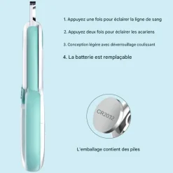 DOWNYPAWS - Coupe griffes professionnel pour chats et chiens, avec trou de coupe circulaire de 2mm et lumière led