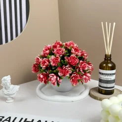 DOWNYPAWS - Décoration florale artificielle ins fashion rouge