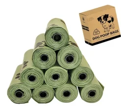 DOWNYPAWS - Distributeur de sacs à crottes pour chiens - plastique biodégradable, boîte de 12