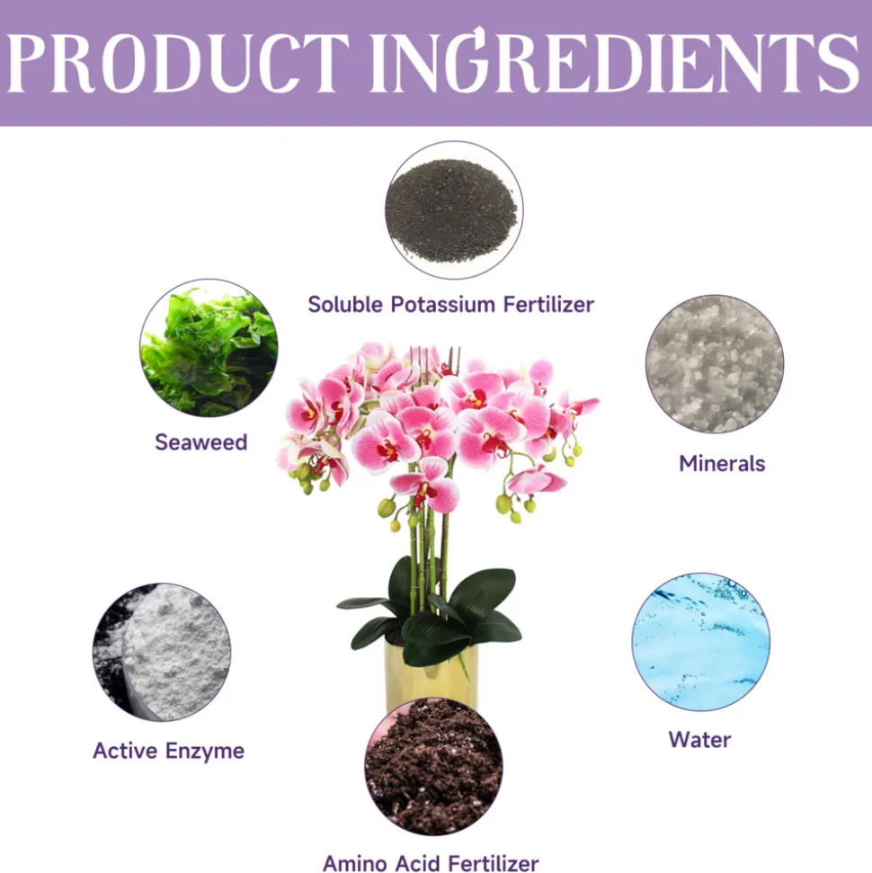 DOWNYPAWS - Engrais liquide pour la croissance des orchidées 50 ml