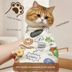 DOWNYPAWS - Enveloppe de toilettage pour chat 55*55cm