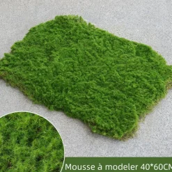 DOWNYPAWS - Feuille de mousse artificielle en peluche 40×60 cm