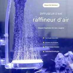 DOWNYPAWS - Filtre à air-accessoires d'aquarium-filtre d'aquarium avec ventouse