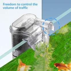 DOWNYPAWS - Filtre cascade usb silencieux & réglable pour aquarium