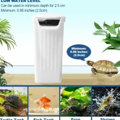 DOWNYPAWS - Filtre 3.5w submersible - pour poissons/reptiles