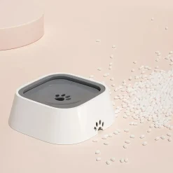 DOWNYPAWS - Fontaine à eau flottante anti-éclaboussures pour chien de compagnie