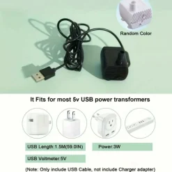 DOWNYPAWS - Fontaine à Eau Transparente Ultra-Silencieuse, Alimentée Par USB Pour Animaux De Compagnie