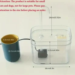 DOWNYPAWS - Fontaine à Eau Avec Circulation Automatique Pour Chat