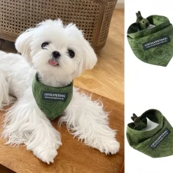 DOWNYPAWS - Foulard triangulaire pour chats et chiens xl：54-57cm