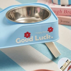 DOWNYPAWS - Gamelle double pliable pour chien et chat