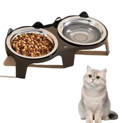 DOWNYPAWS - Gamelle surélevée pour chat