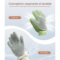 DOWNYPAWS - Gant 2 en 1 pour chats et chiens