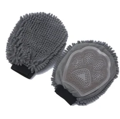 DOWNYPAWS - Gants de massage et d'épilation pour le bain et le toilettage des animaux de compagnie