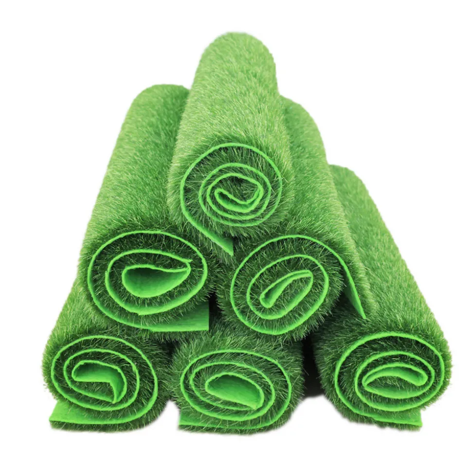 DOWNYPAWS - Gazon artificiel et mousse 30×30 cm*4 pièces