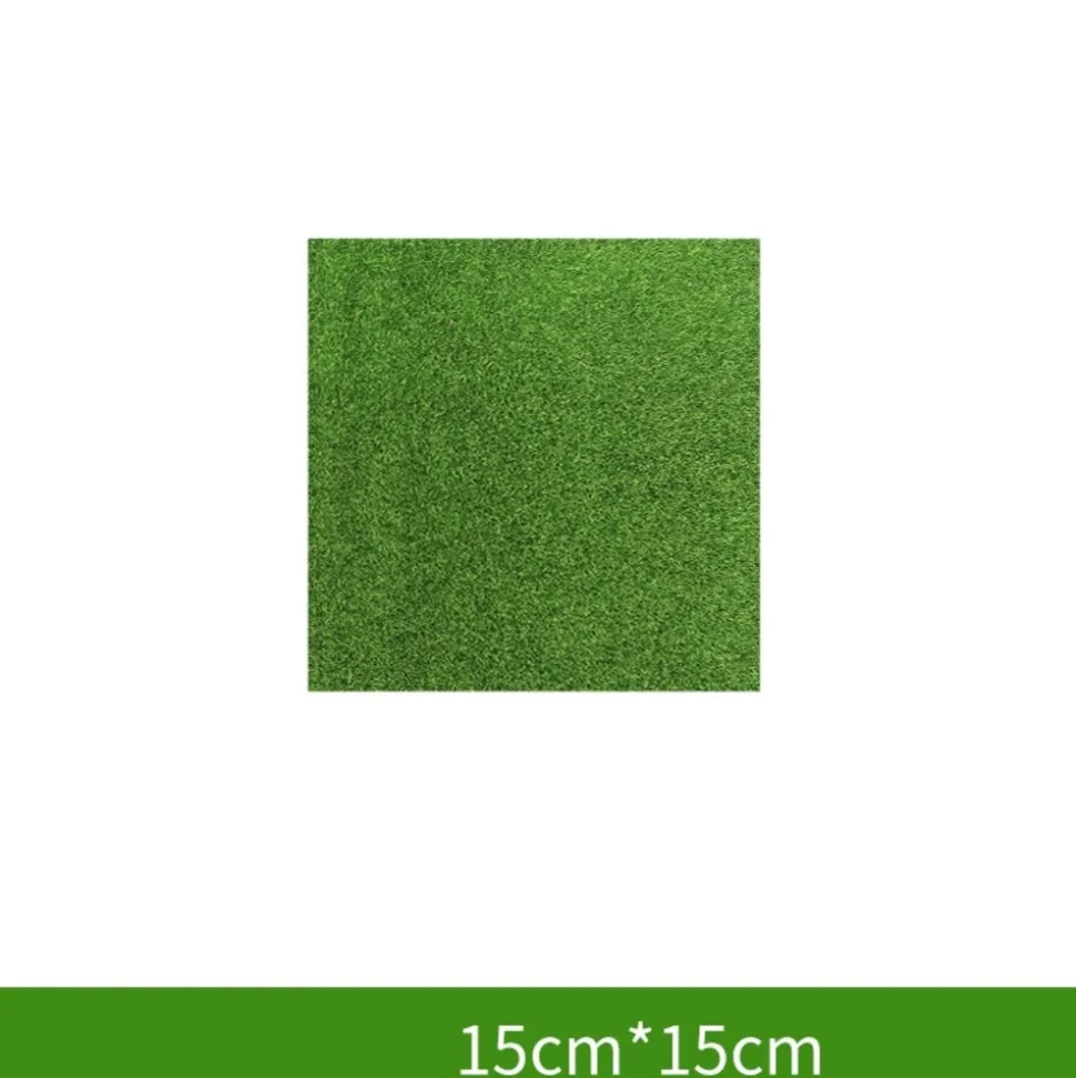 DOWNYPAWS - Gazon artificiel et mousse 15×15 cm*10 pièces