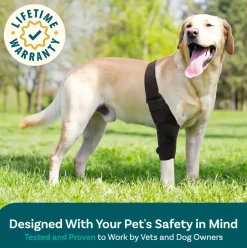 DOWNYPAWS - Genouillèrepourchien: attelledecuisseréglablefixationpostopératoire protectiondesjambesaprèsblessurearticulaire
