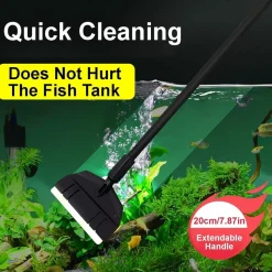 DOWNYPAWS - Grattoir à algues pour aquarium en verre