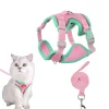 DOWNYPAWS - Harnais avec laisse pour chat l
