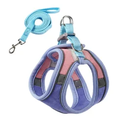 DOWNYPAWS - Harnais pour chat avec laisse et doublure réfléchissante l