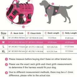 DOWNYPAWS - Harnais pour chien-anneau en d avec poignée- taille l