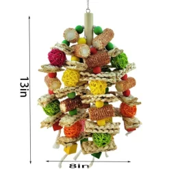 DOWNYPAWS - Jouet à mâcher pour perroquet