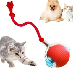 DOWNYPAWS - Jouet à Rouler Automatique Et Rechargeable Par USB Pour Chat