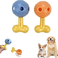 DOWNYPAWS - Jouet distributeur friandises chien silicone indestructible