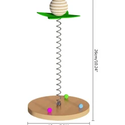 DOWNYPAWS - Jouet pour chats avec ba
