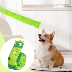 DOWNYPAWS - Jouet pour chien forme de dinosaure-jouets à mâcher-72*9cm