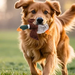 DOWNYPAWS - Jouet pour chien en forme de canard en peluche