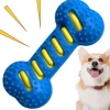 DOWNYPAWS - Jouet pour chien forme osseuse sifflet tpr nettoyant dentaire