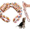 DOWNYPAWS - Jouets en corde, corde de 40 cm pour chiens de petite et moyenne taille, jouet durable à mâcher et nettoyant les dents